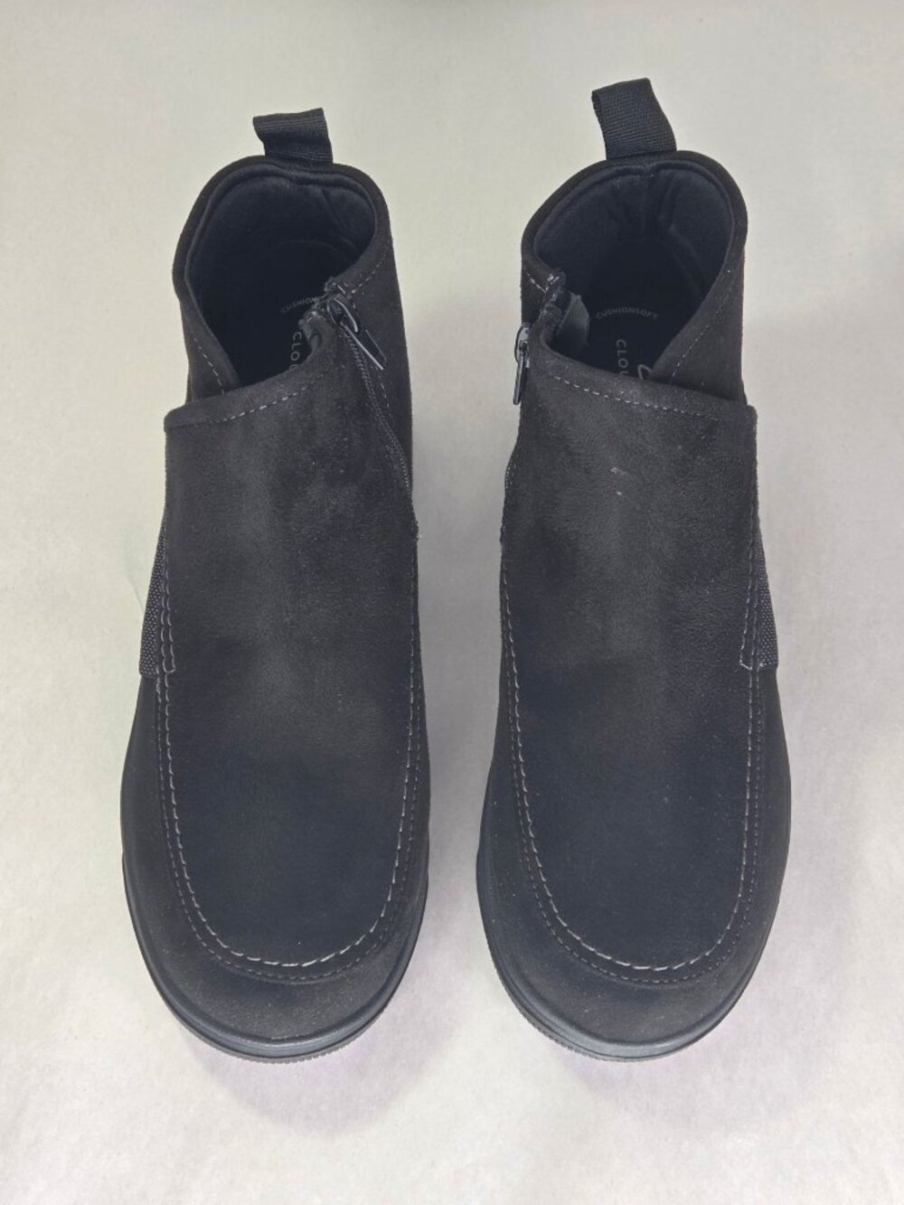 NWOT Clarks Cloudsteppers Breeze Cora Black Boots - Picture 2 of 7